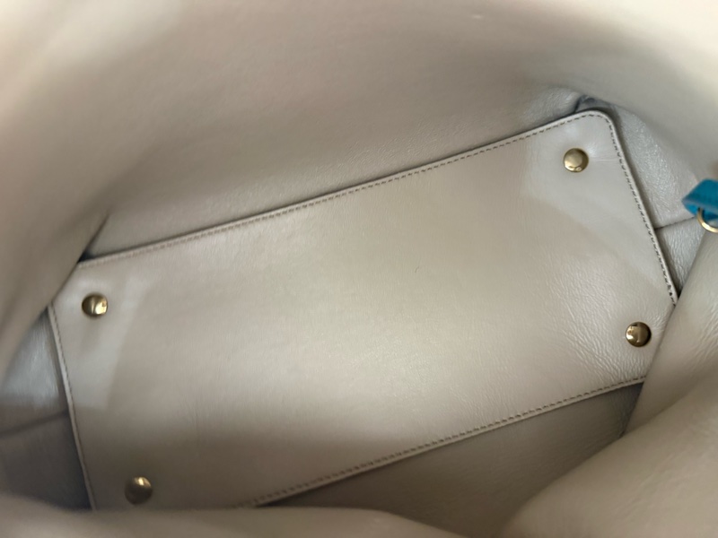 Salvatore Ferragamo孔雀綠手提肩揹兩用包-9