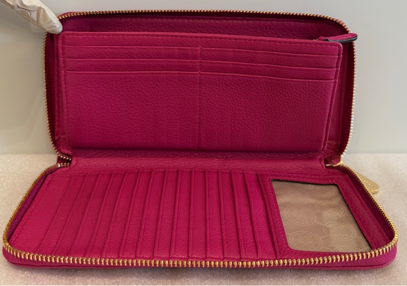 MICHAEL KORS 牛皮長夾（桃紅色）-7