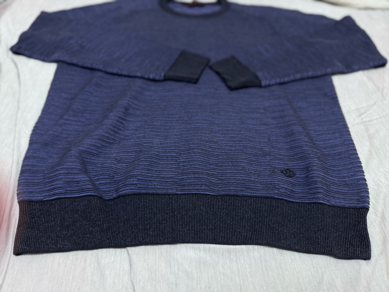 Louis Vuitton 長袖上衣 水波紋 針織衫-0