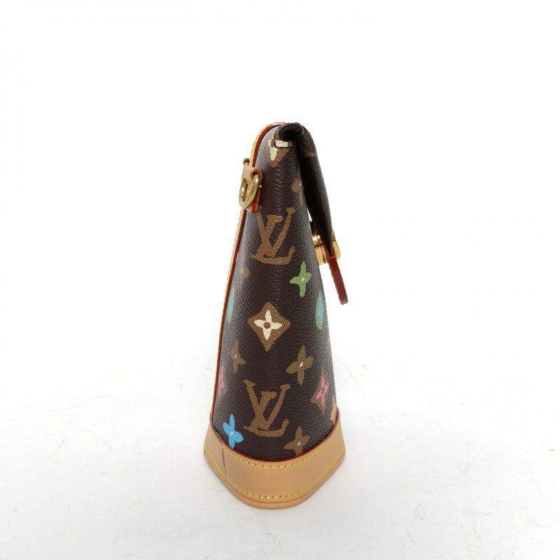 LOUIS VUITTON Tyler聯名款ENVELOPEPOUCH薯條包棕色PVC老花晶片肩背包-3