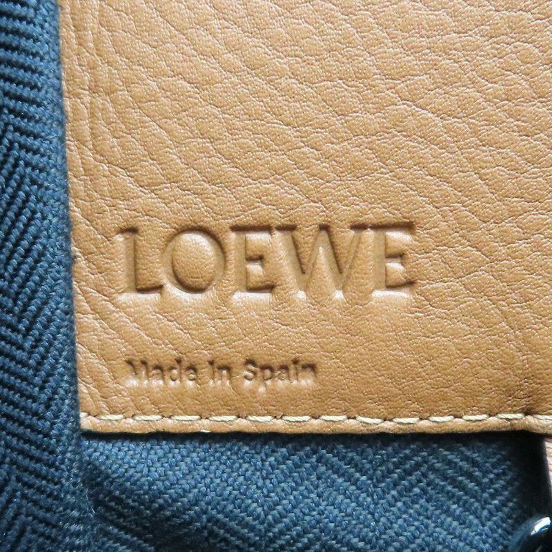 棕色 牛皮 Hammock 手提包 肩背包【LOEWE 羅威】 387.30.S35-6