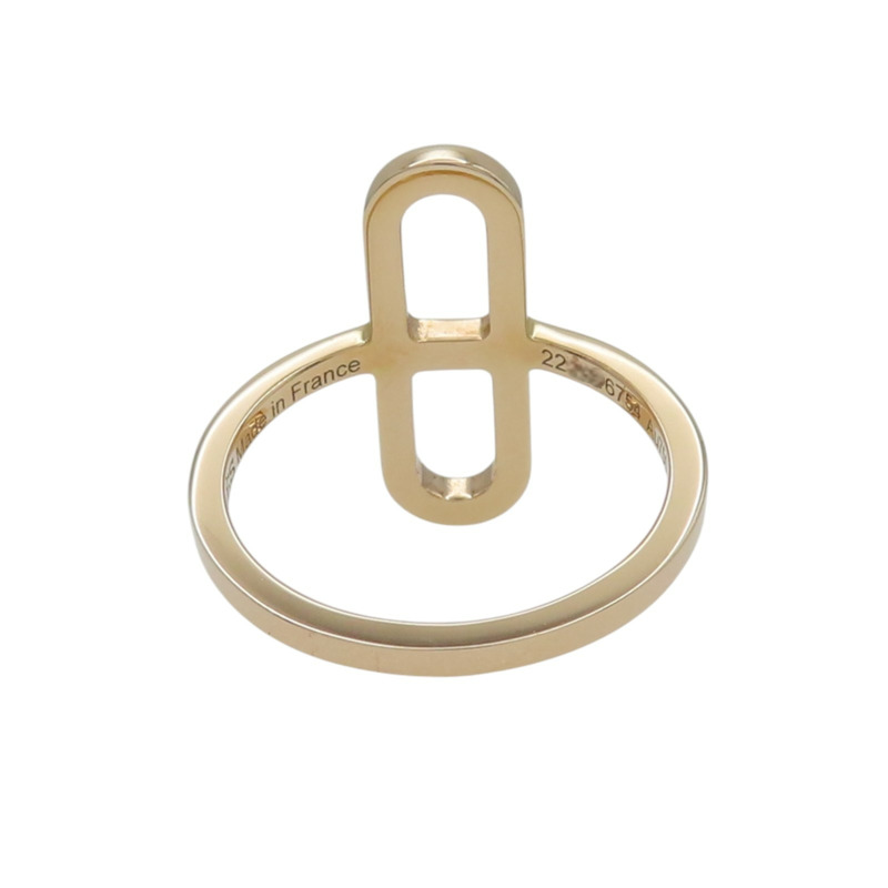 18K玫瑰金 Ever chaine Dancle 戒指 53【HERMES 愛馬仕】-3