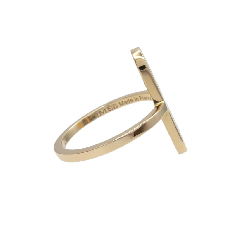 18K玫瑰金 Ever chaine Dancle 戒指 53【HERMES 愛馬仕】-4