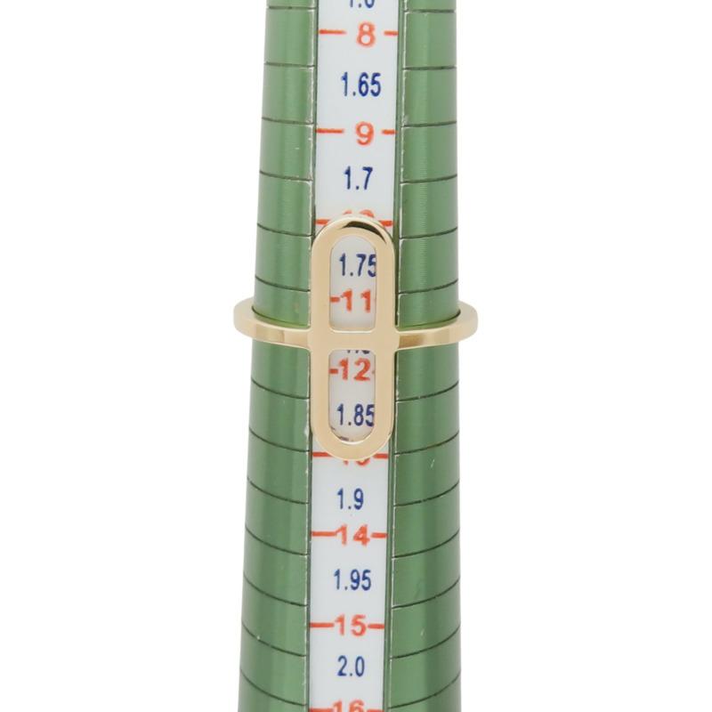 18K玫瑰金 Ever chaine Dancle 戒指 53【HERMES 愛馬仕】-9