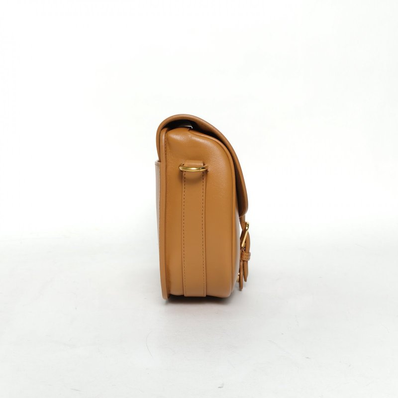 DIOR DiorBobby中號22焦糖色牛皮金扣2021肩背包-1