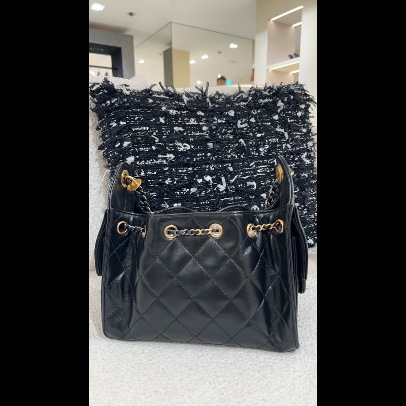 Chanel 26C mini 25bag  油蠟牛皮雙色鏈現貨下單區-4