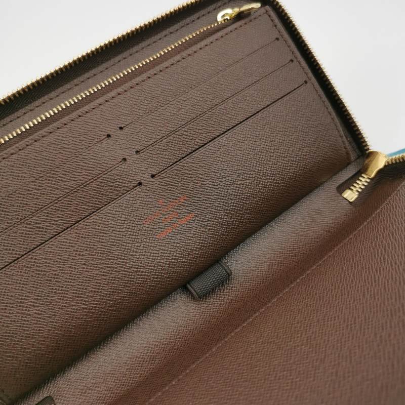 Louis Vuitton (LV) Zippy棋盤格環繞式拉鏈錢包-6