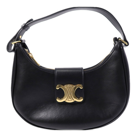 CELINE 牛皮皮革Ava Medium金扣肩背袋