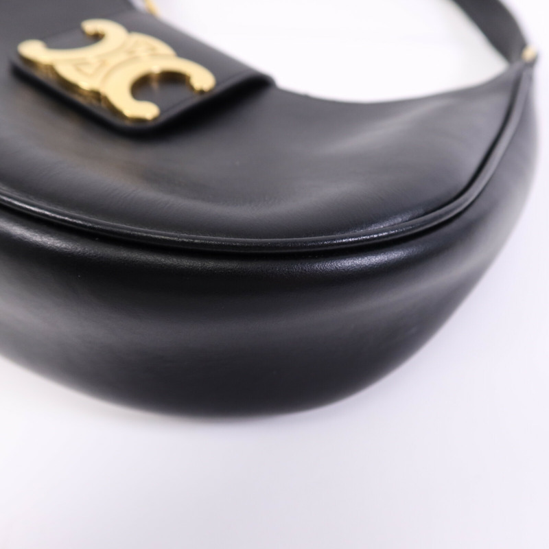 CELINE 牛皮皮革Ava Medium金扣肩背袋-10