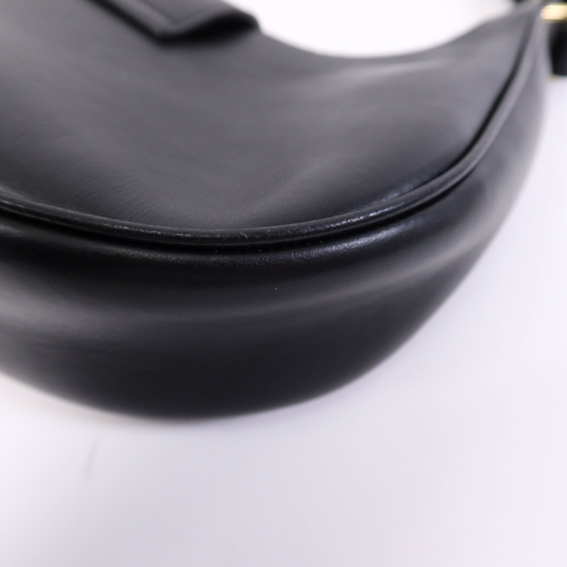 CELINE 牛皮皮革Ava Medium金扣肩背袋-12