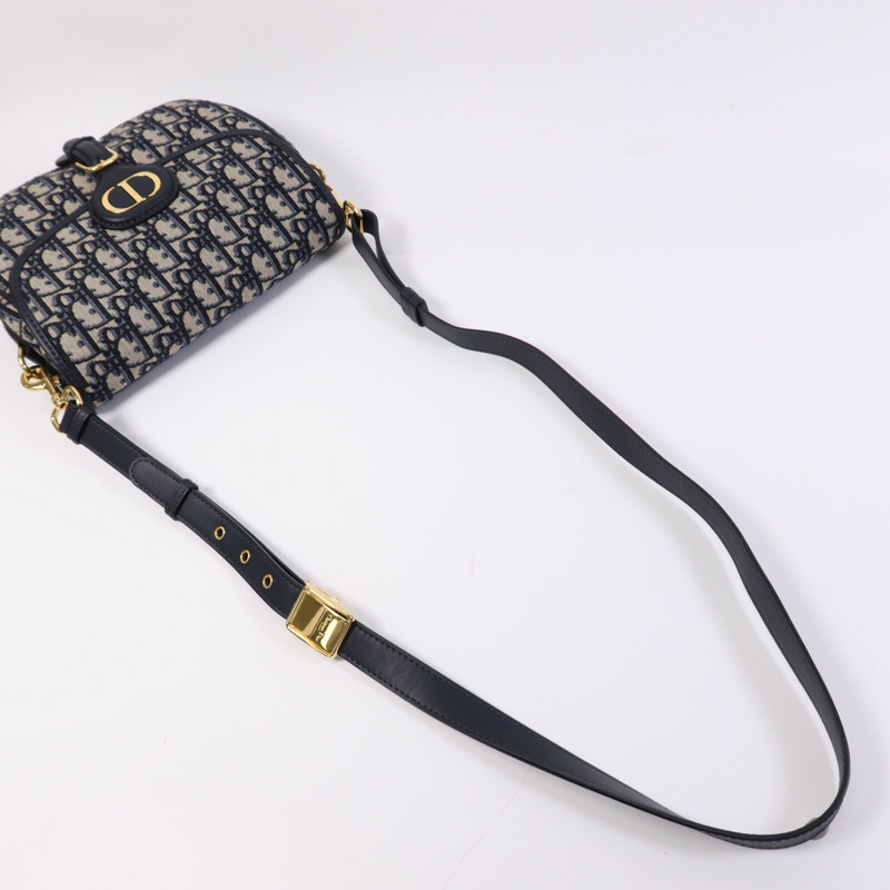 Dior 帆布Bobby Medium金扣肩背袋-8