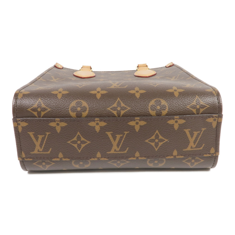 LOUIS VUITTON Monogram Sac Plat BB金扣手挽肩背兩用袋-3