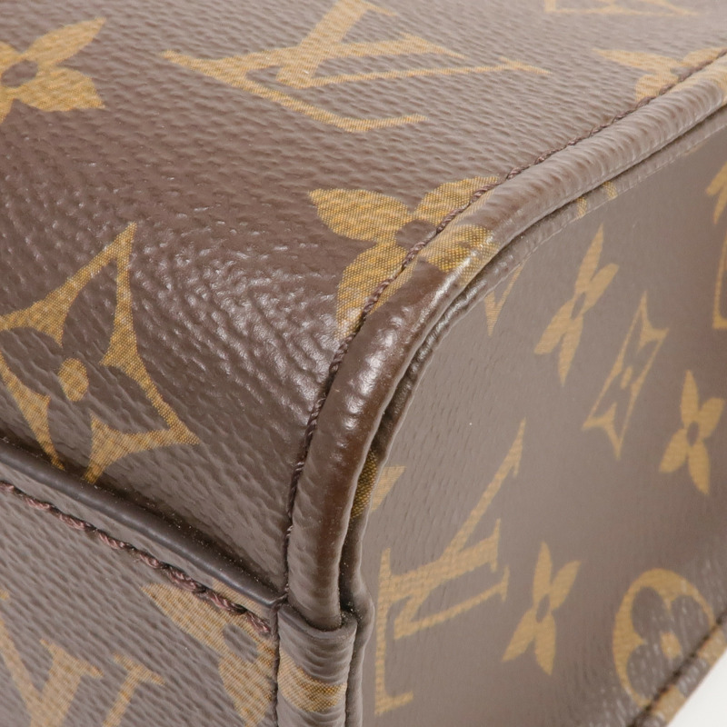LOUIS VUITTON Monogram Sac Plat BB金扣手挽肩背兩用袋-5