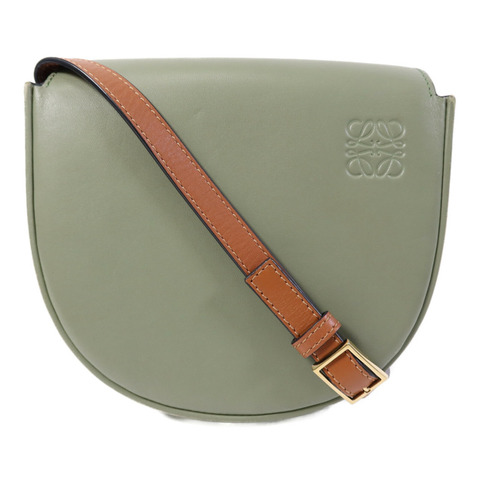 LOEWE 牛皮皮革Heel Duo Bag金扣肩背袋