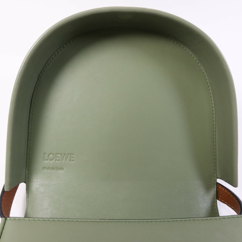 LOEWE 牛皮皮革Heel Duo Bag金扣肩背袋-15