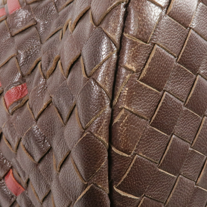 BOTTEGA VENETA 織紋皮革Shoulder Tote肩背袋/手挽袋-10