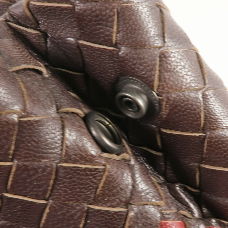 BOTTEGA VENETA 織紋皮革Shoulder Tote肩背袋/手挽袋-16