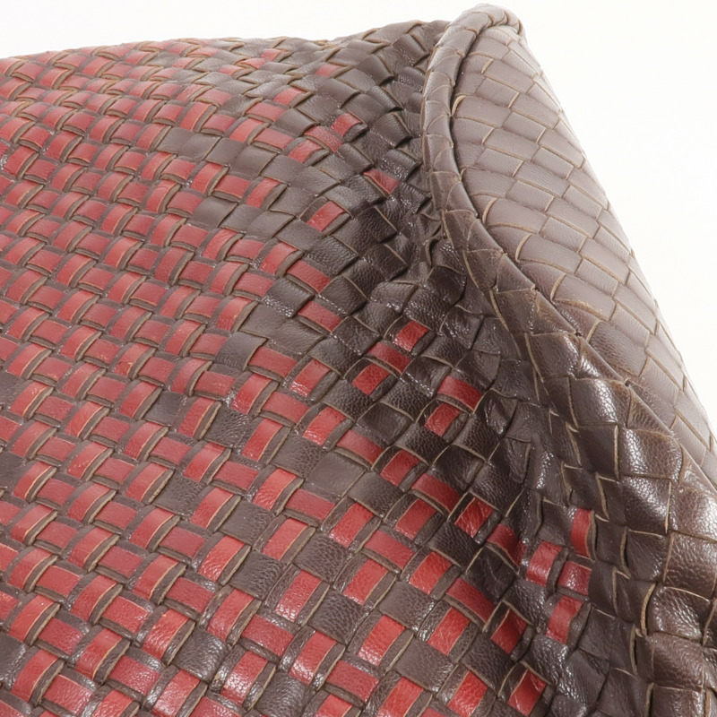 BOTTEGA VENETA 織紋皮革Shoulder Tote肩背袋/手挽袋-18
