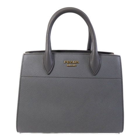 PRADA Saffiano皮革Hand Bag金扣手挽袋