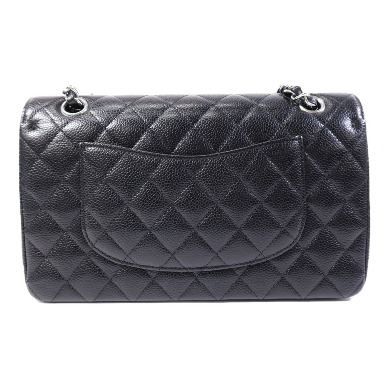 CHANEL 牛皮皮革Classic 25銀扣鏈帶肩背袋-2