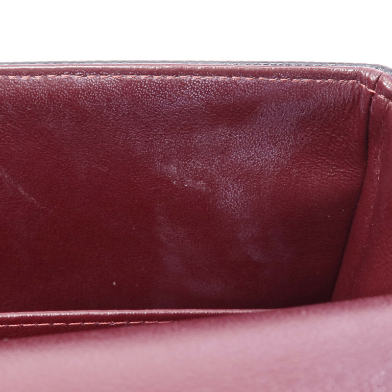 CHANEL 牛皮皮革Classic 25銀扣鏈帶肩背袋-16