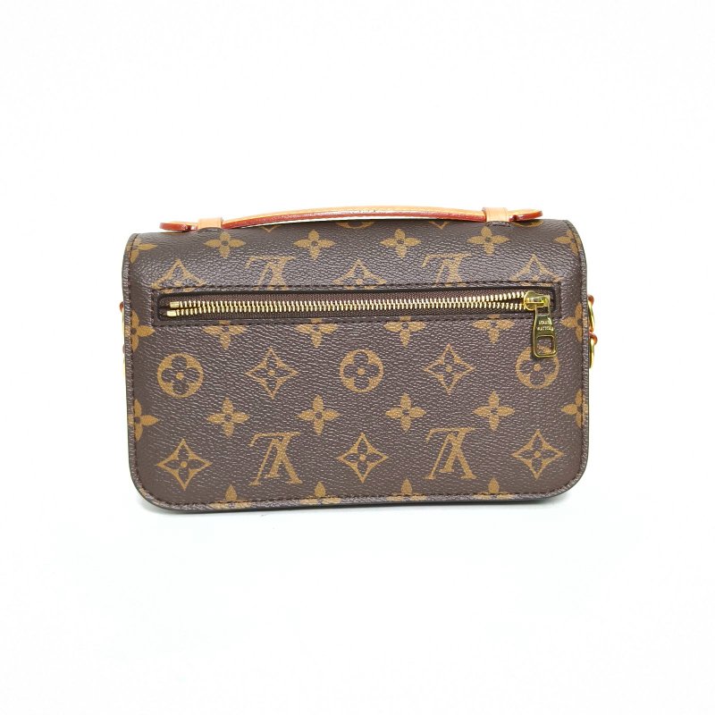 LOUIS VUITTON MetisPochetteEastWest橫版郵差包老花PVC金扣晶片肩背包-2