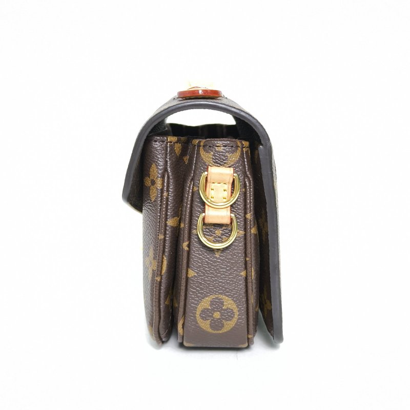 LOUIS VUITTON MetisPochetteEastWest橫版郵差包老花PVC金扣晶片肩背包-3