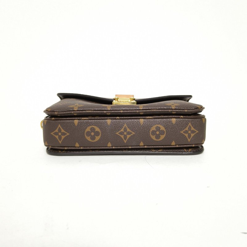 LOUIS VUITTON MetisPochetteEastWest橫版郵差包老花PVC金扣晶片肩背包-4