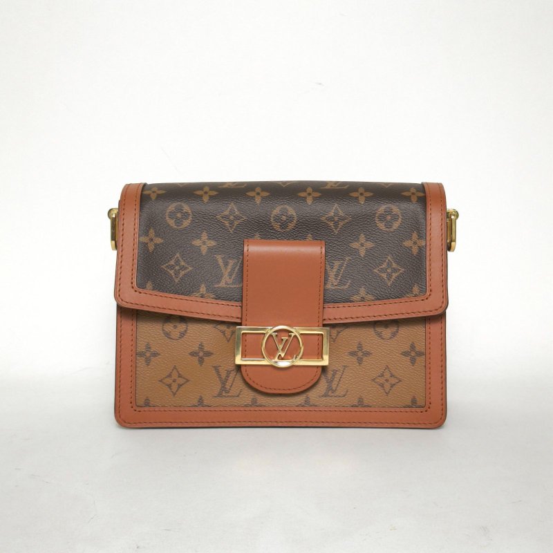 LOUIS VUITTON Dauphine達芙妮中號25老花PVC 2020-1