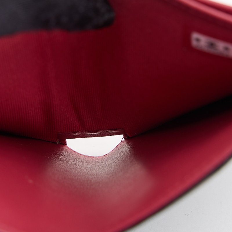 二手Chanel 19 三折短夾/黑金-17