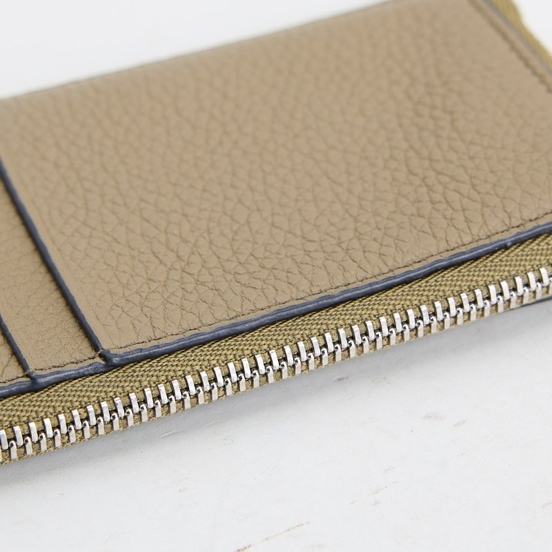 二手Loewe 拉鍊卡包/酪梨綠-9