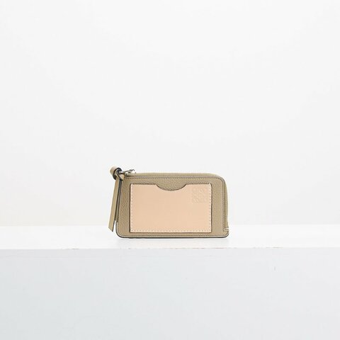 二手Loewe 拉鍊卡包/酪梨綠