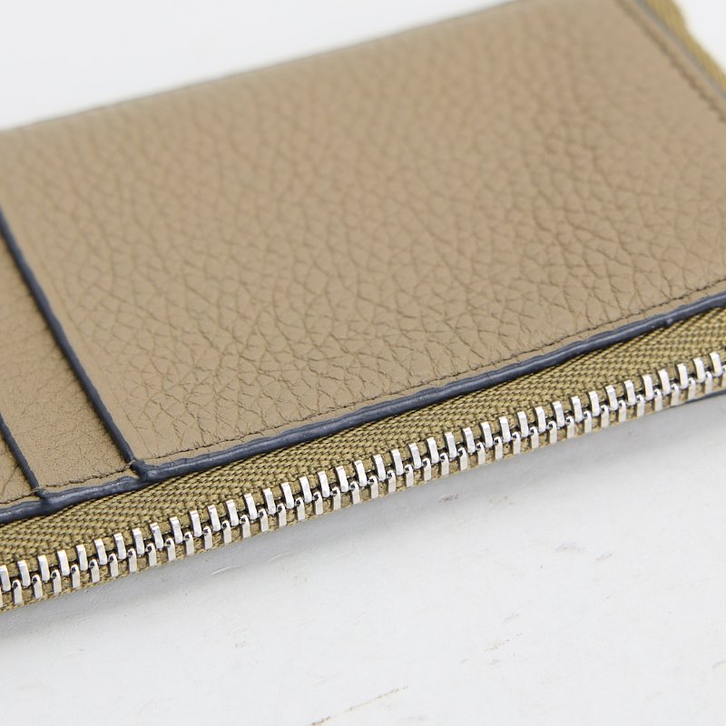 二手Loewe 拉鍊卡包/酪梨綠-5