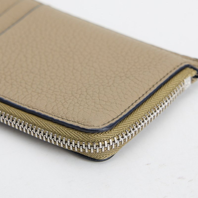 二手Loewe 拉鍊卡包/酪梨綠-6