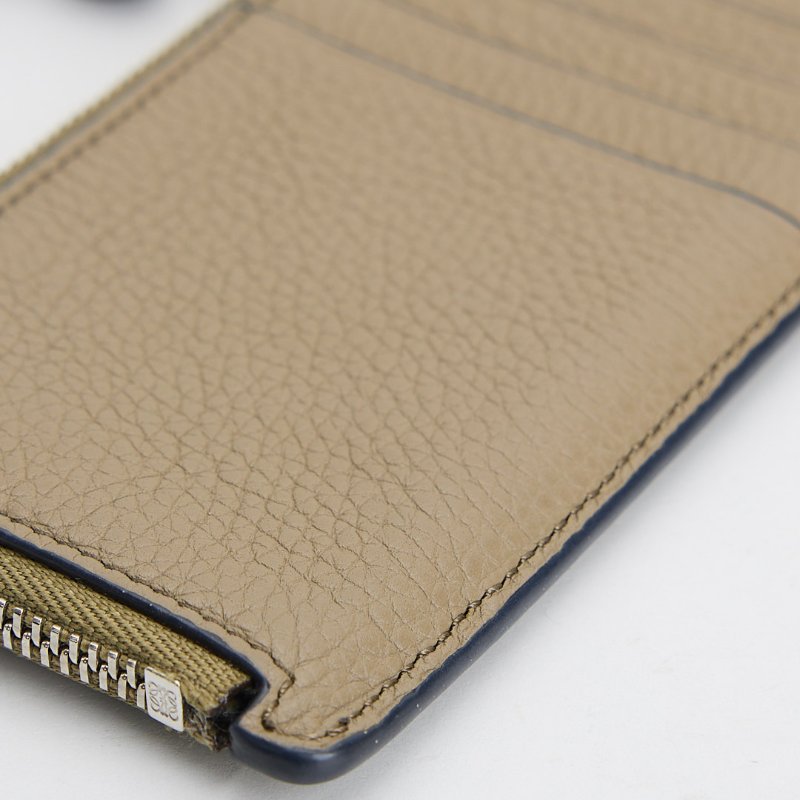 二手Loewe 拉鍊卡包/酪梨綠-11