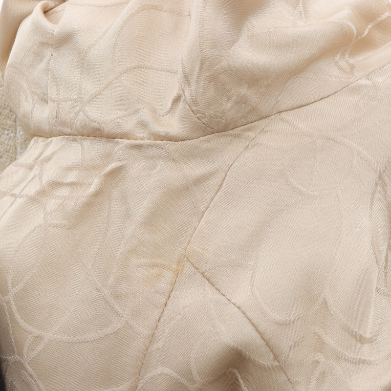 香奈兒 (CHANEL) 斜紋軟呢珍珠套裝 P17766V09979 羊毛/尼龍/腈綸/人造絲 米色 二手 女士-9