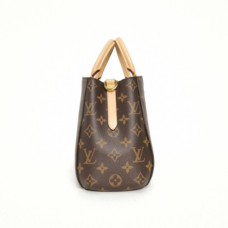 LOUIS VUITTON Montaigne蒙田BB29老花PVC金扣2017肩背包-1