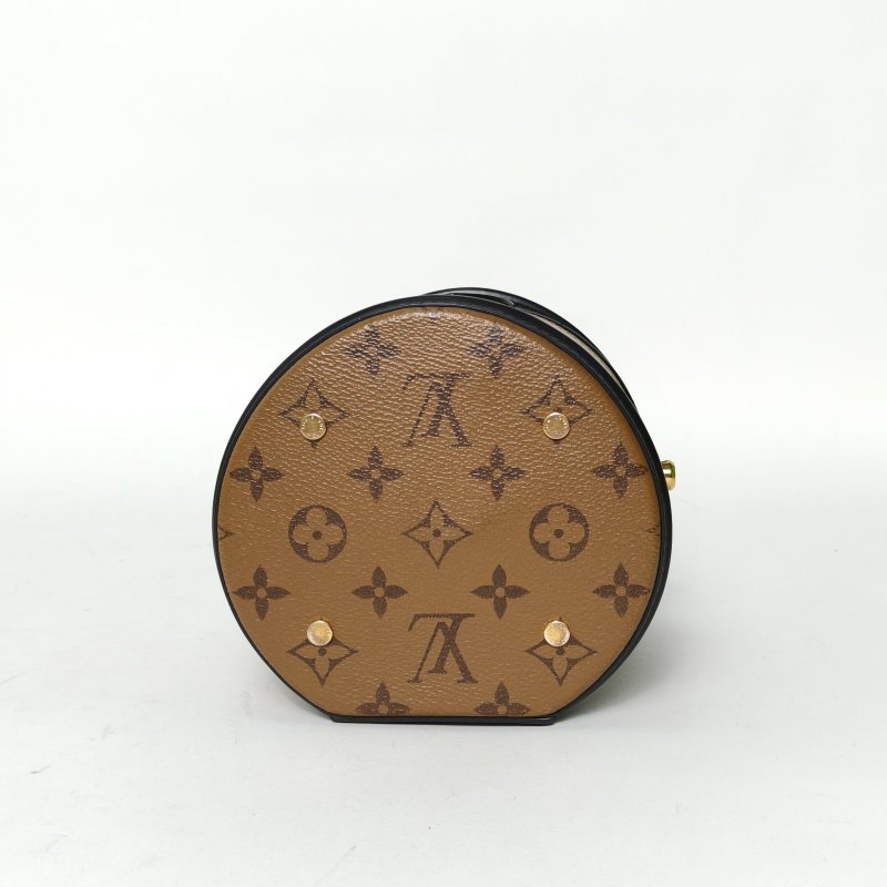 LOUIS VUITTON CANNES圓桶包拼色PVC2019老花肩背包-4