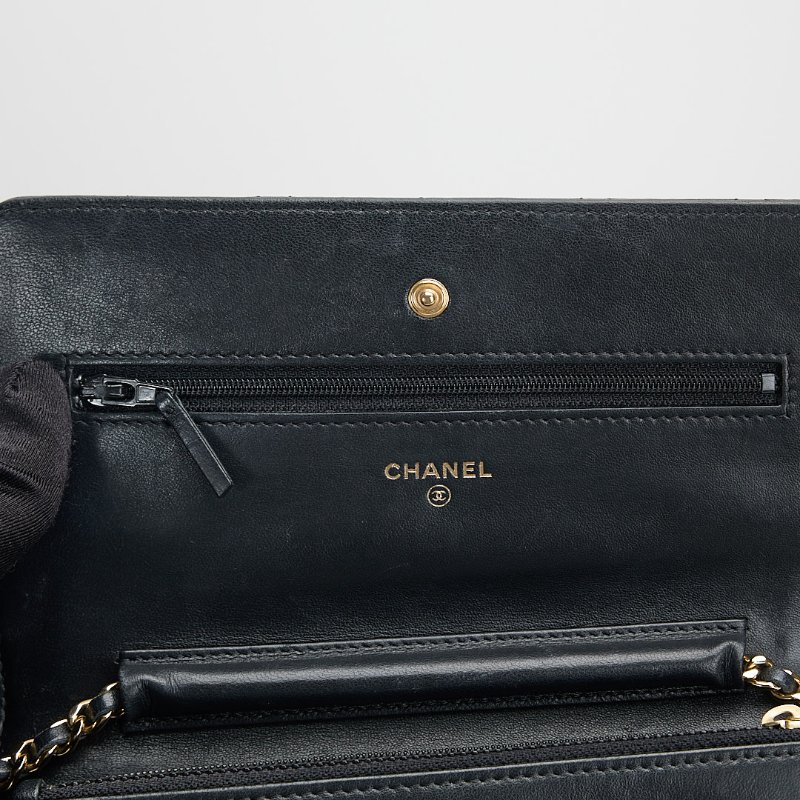 二手Chanel woc 黑金羊-16