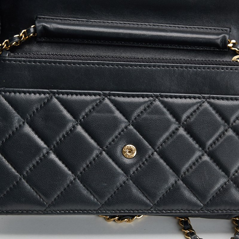 二手Chanel woc 黑金羊-17