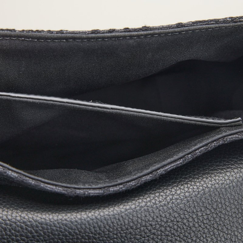 二手DIOR saddle 小號馬鞍郵差包/黑老花-21