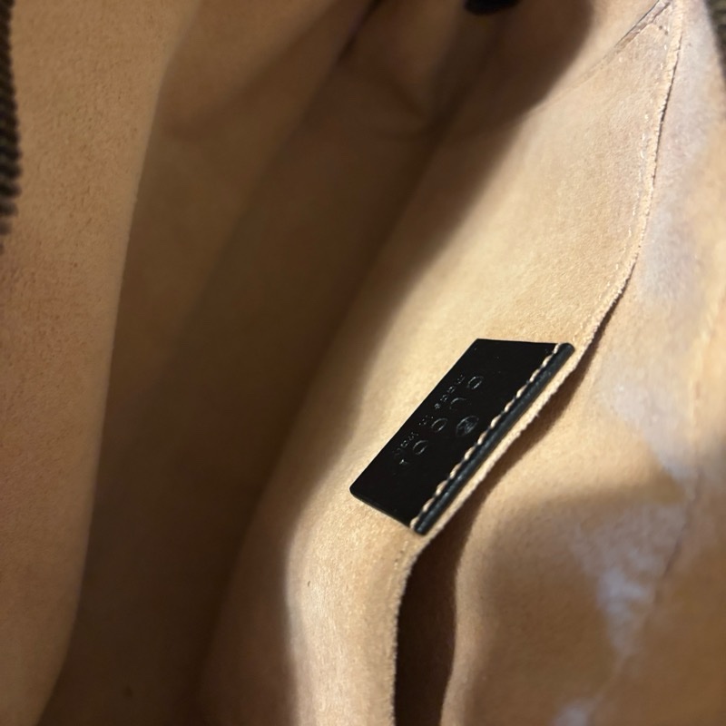 Gucci 馬夢黑色 相機包24cm-2