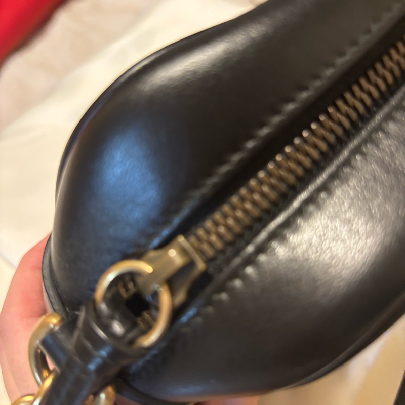 Gucci 馬夢黑色 相機包24cm-9