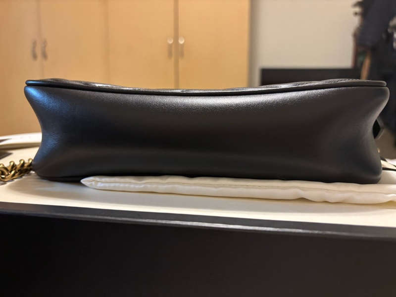 Gucci 馬夢黑色 相機包24cm-12