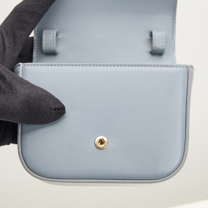 二手Celine mini凱旋門小包/霧霾藍-17