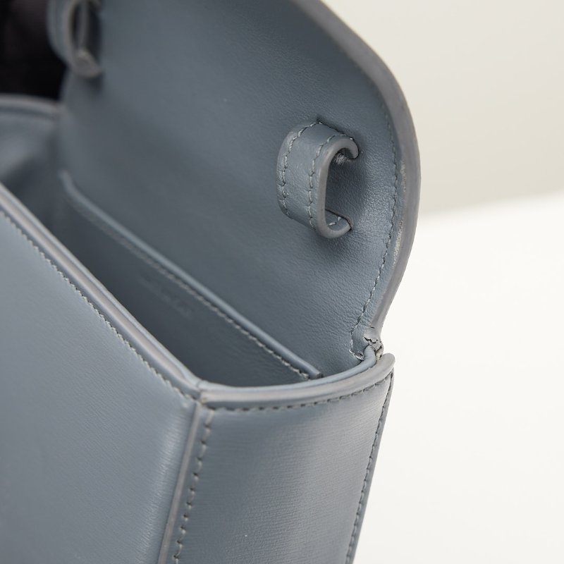 二手Celine mini凱旋門小包/霧霾藍-18