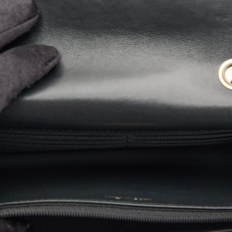 二手Chanel 金柱調節扣woc/黑金-14