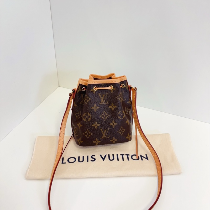 【99新閒置🆕】LV nano noe 老花抽繩小水桶 斜挎包-1
