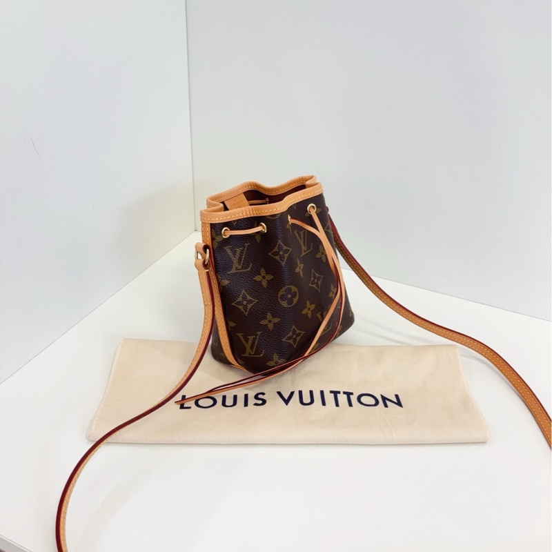 【99新閒置🆕】LV nano noe 老花抽繩小水桶 斜挎包-2