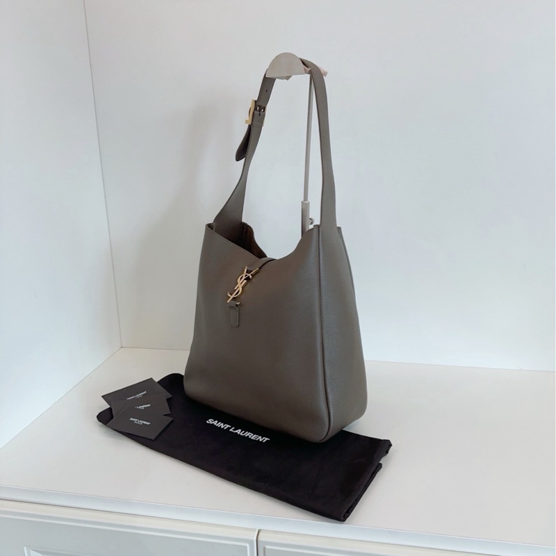 【99新🆕】YSL  Le5à7 Hobo腋下包 水桶包 Rose同款大號-2